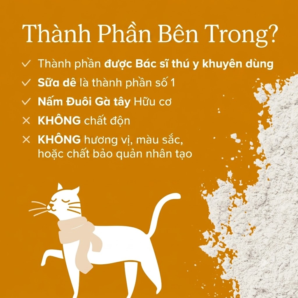 Sữa Dê Hỗ Trợ Miễn Dịch Cho Chó Mèo Fera Pets Cao Cấp