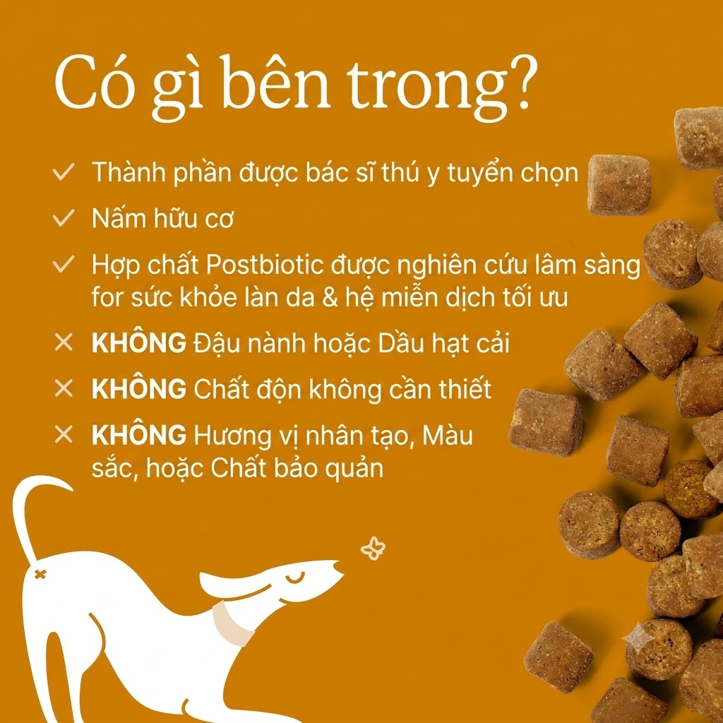 Viên nhai Fera Pets Allergy + Immune Soft Chews