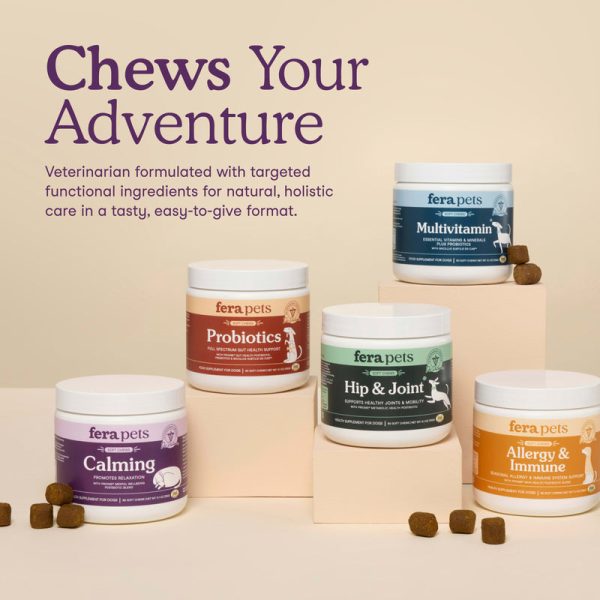 Viên nhai mềm hỗ trợ giảm căng thẳng cho chó mèo Fera Pets Calming