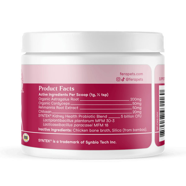 Bột hỗ trợ chức năng thận cho chó Fera Pets Kidney Powder For Dogs