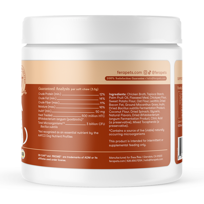 twilfzzsaf25akqkgk6q Viên nhai mềm hỗ trợ tiêu hóa Fera Pets Probiotics Soft Chews