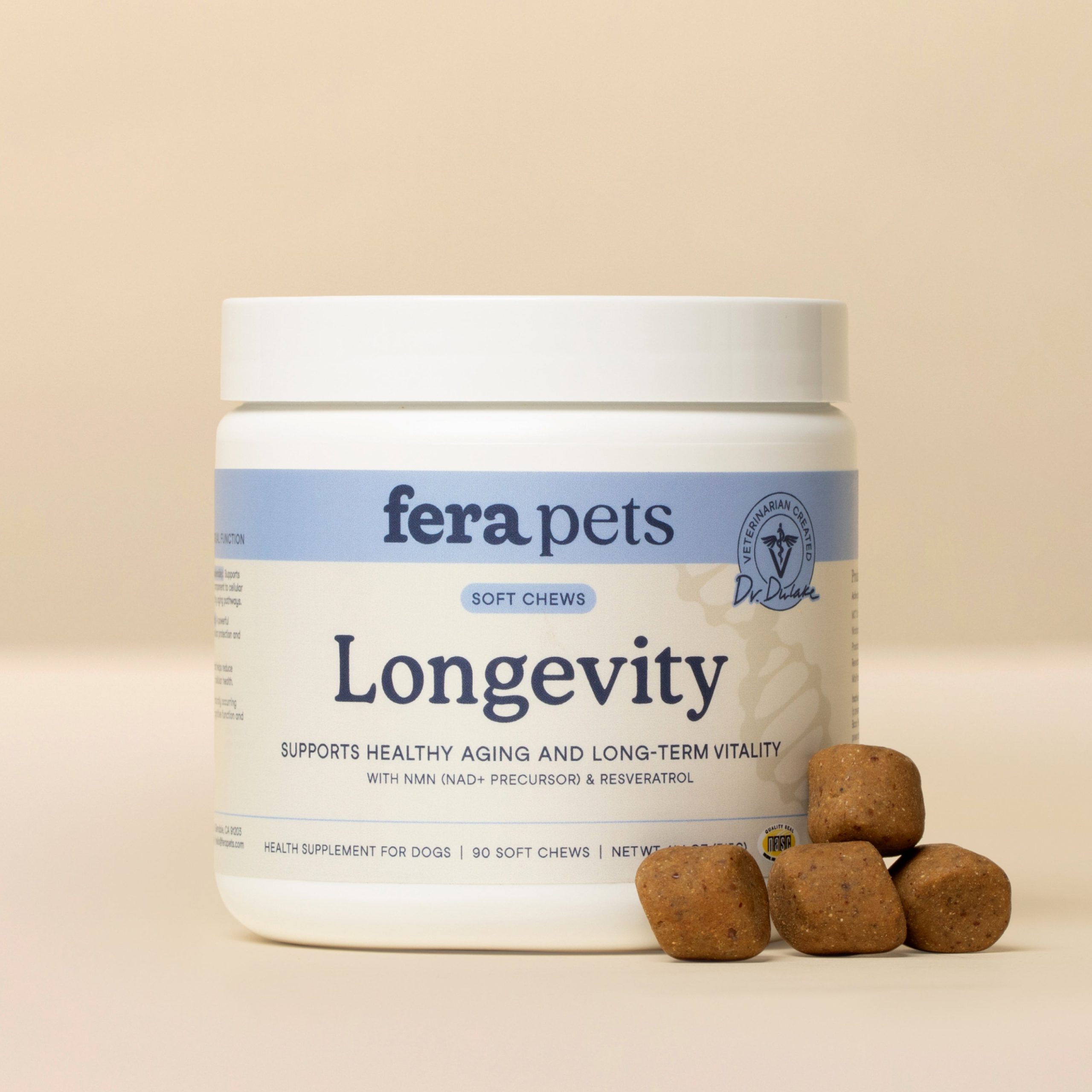 Viên Nhai Mềm Cho Chó Longevity | Hỗ Trợ Lão Hóa Khỏe Mạnh Từ Tế Bào