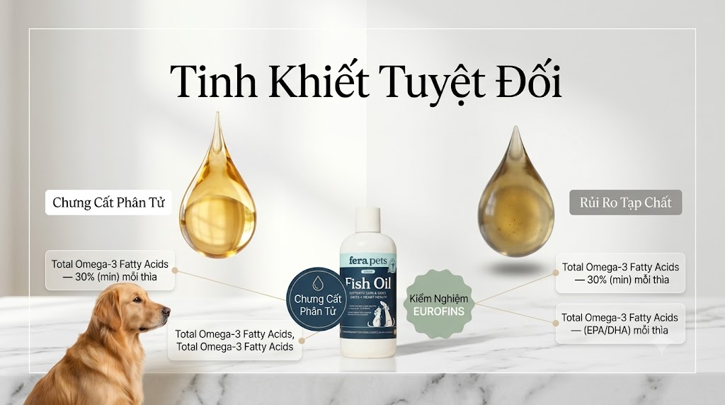 Dầu cá vs dầu gan cá tuyết: Loại nào tốt hơn cho chó mèo?