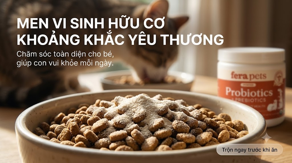 Cách Trộn Probiotic Vào Thức Ăn Cho Mèo Giữ Nguyên Tác Dụng