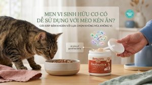 So sánh probiotic dạng bột và dạng viên: Loại nào tốt cho mèo?